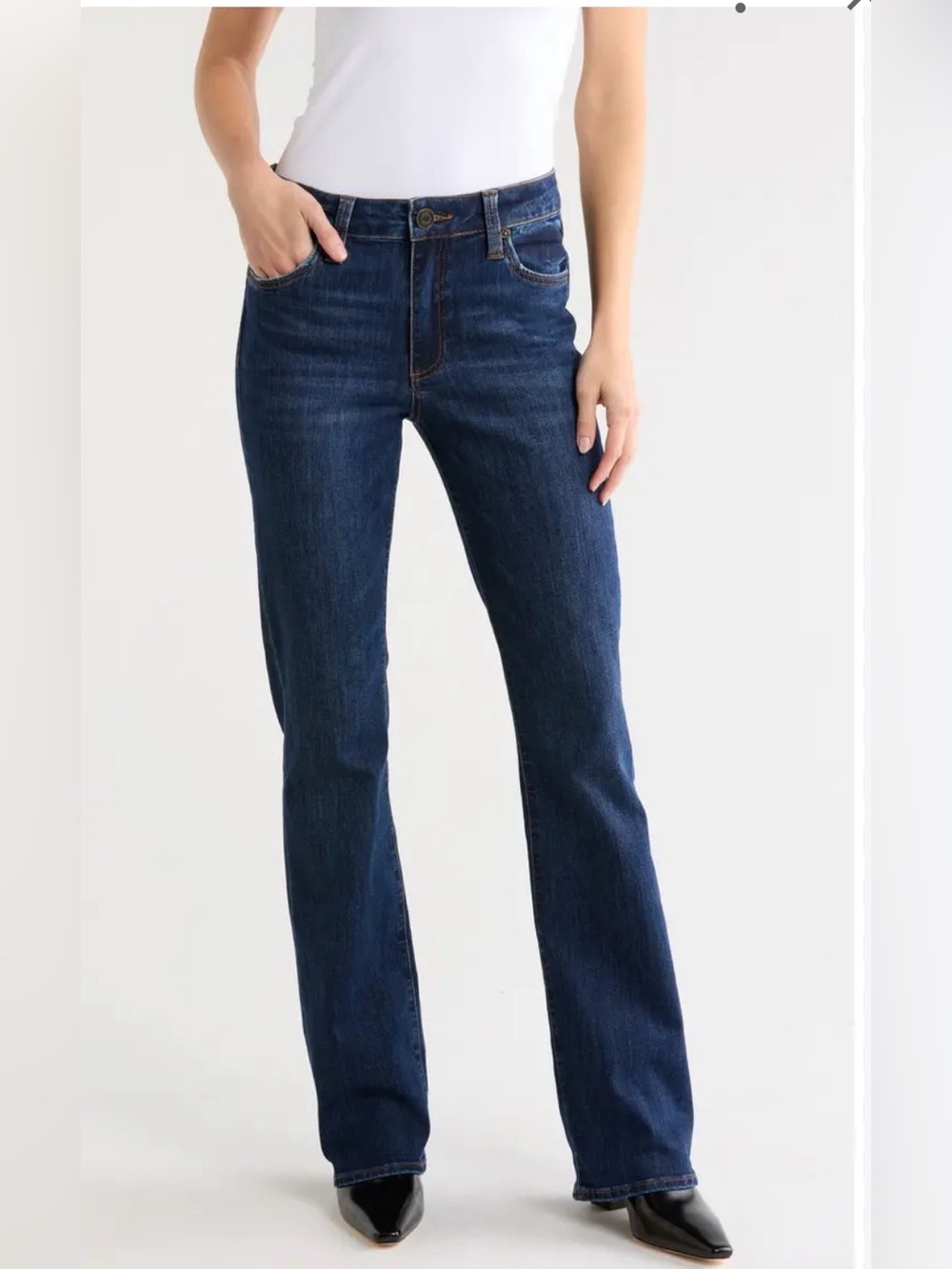 Kut from the Kloth Womens Nicole High Rise Bootcut Jeans Size 6